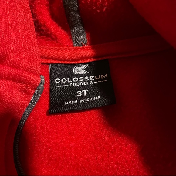 NCAA Ohio State Buckeyes Colosseum Red and Gray Hoodie Size 3T - Picture 4 of 8